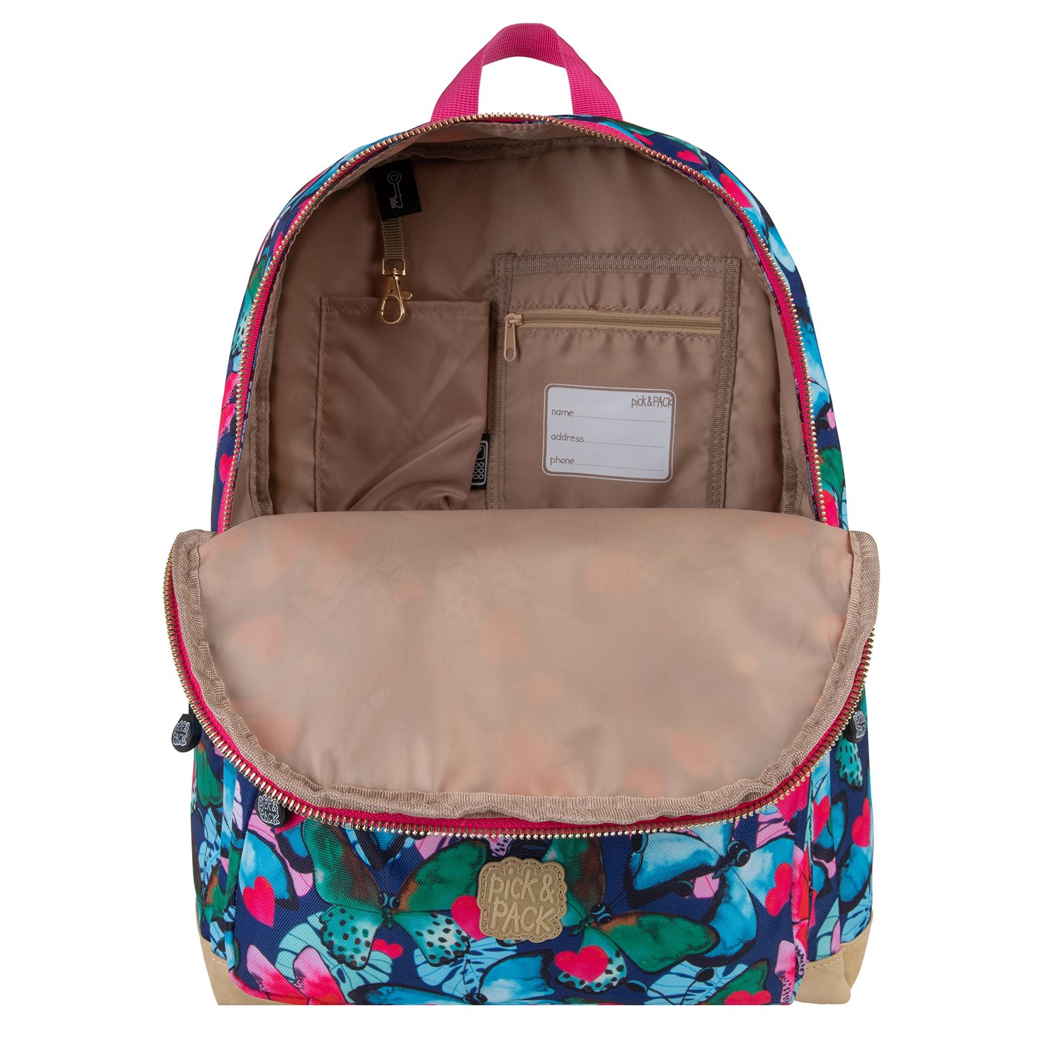 Pick & Pack Beautiful Butterfly Backpack L navy