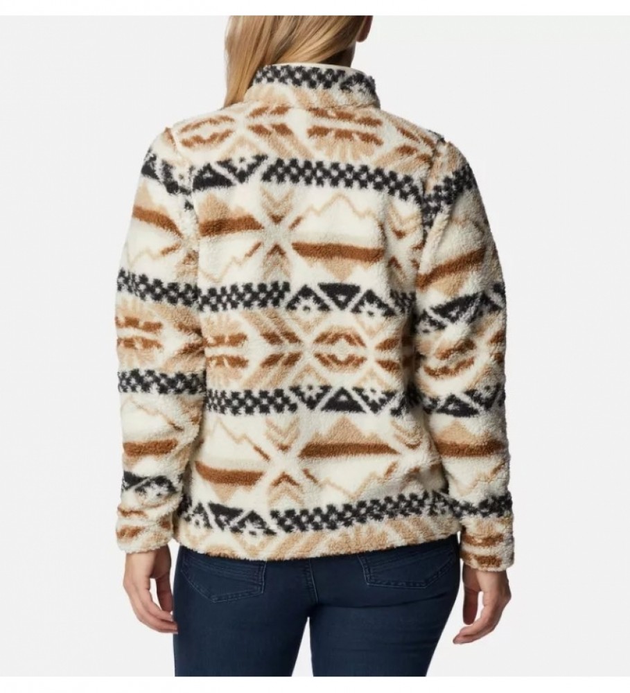 Camisa de lã Sherpa multicolorida da Columbia