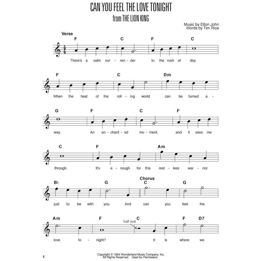 Hal Leonard Easy Pop Melodies - 3rd Edition voor gitaar