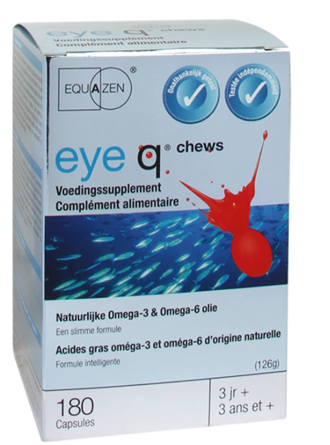 Springfield Spring Eye Q Omega 3/6 Kauwcapsules 180cp