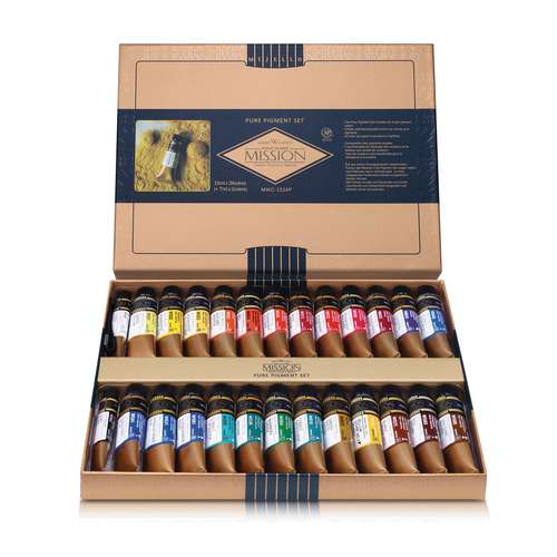 MIJELLO MISSION Gold Aquarellfarben-Set, pure Pigmente