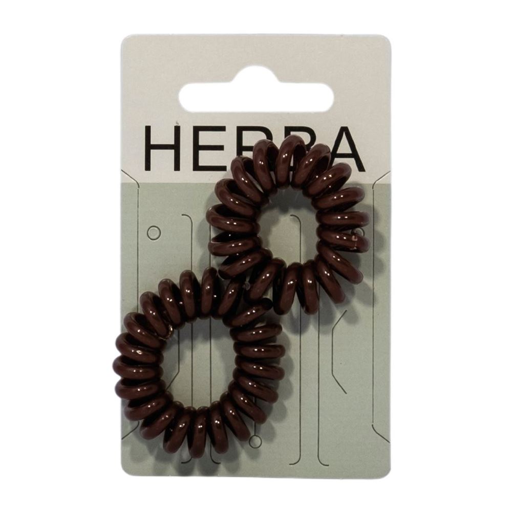 HERBA Haarbinder<br>2 Stück, 3.8cm, braun