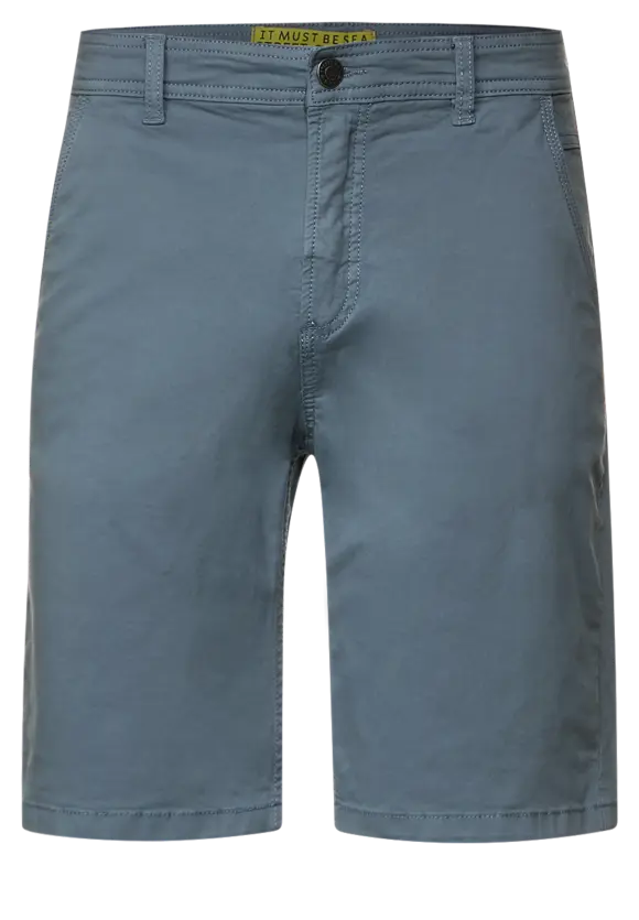 Regular Fit Chinoshorts - steel blue