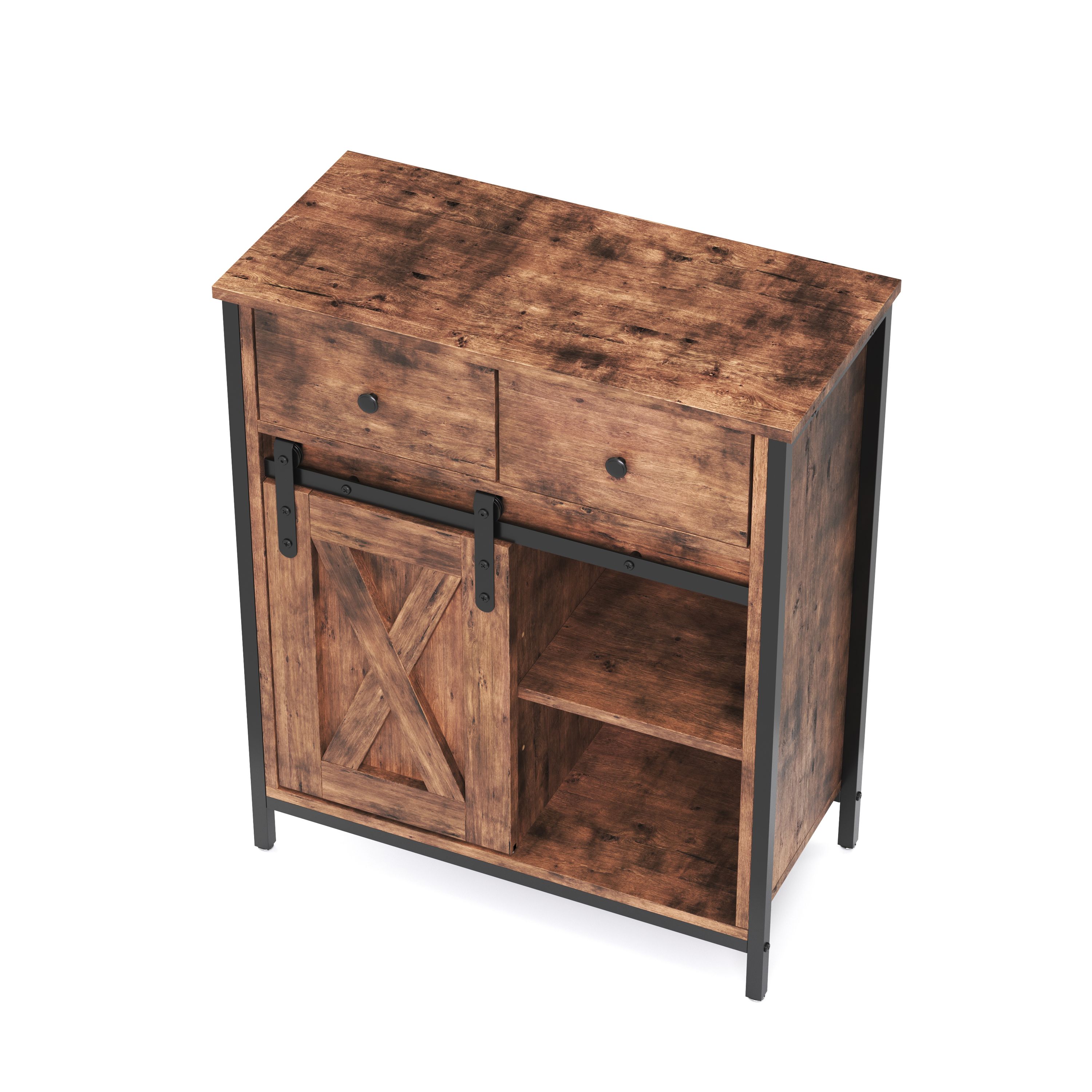 Kommode Vintage BONITA 2 Schubladen 70 x 80 cm