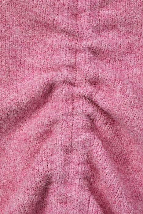 Pullover mit Raffung im Vorderteil