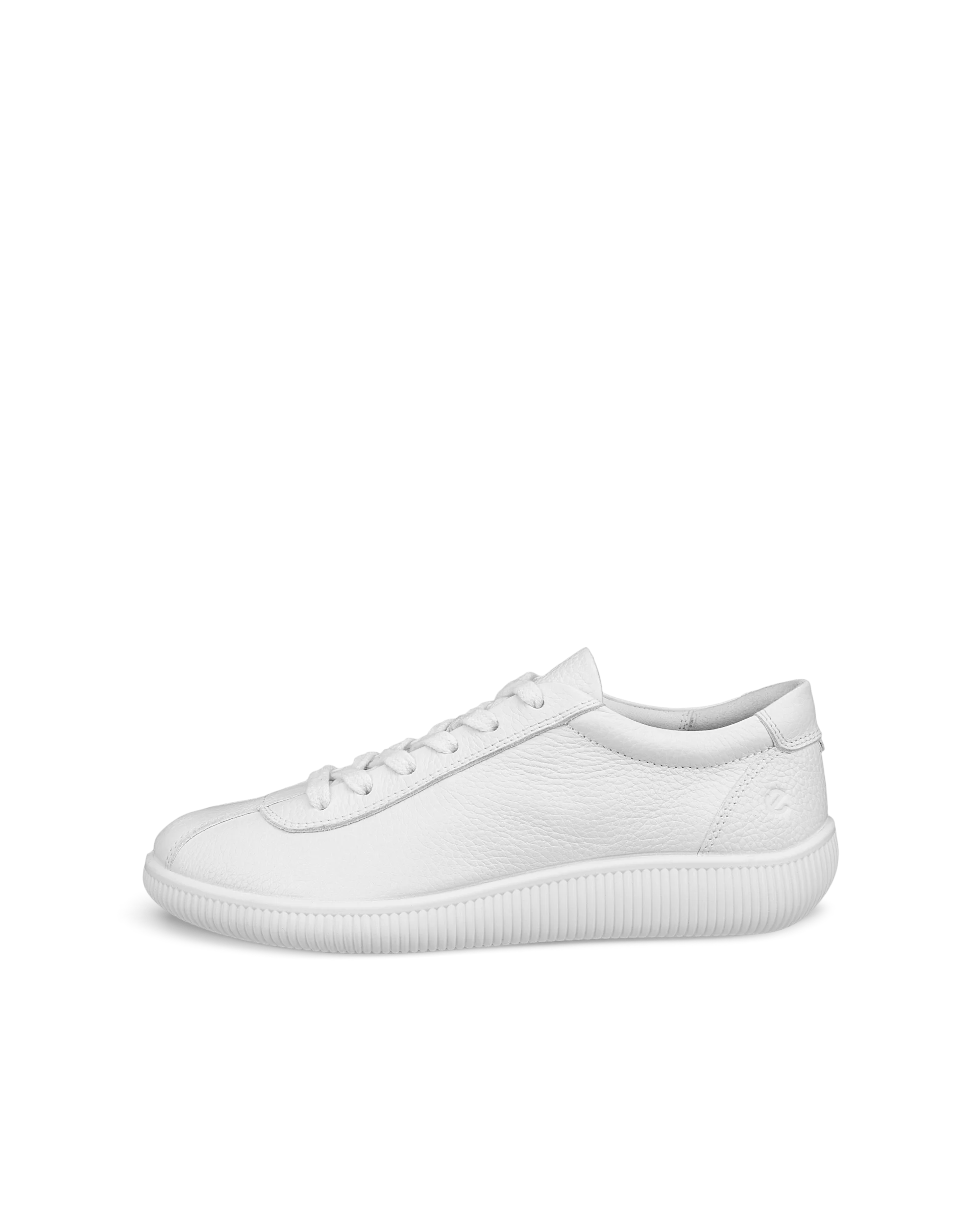 ECCO SOFT ZERO W Damen Ledersneaker Weiß