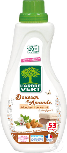 L'Arbre Vert Adoucissant Concentré Douceur D'Amande Flacon 800ml