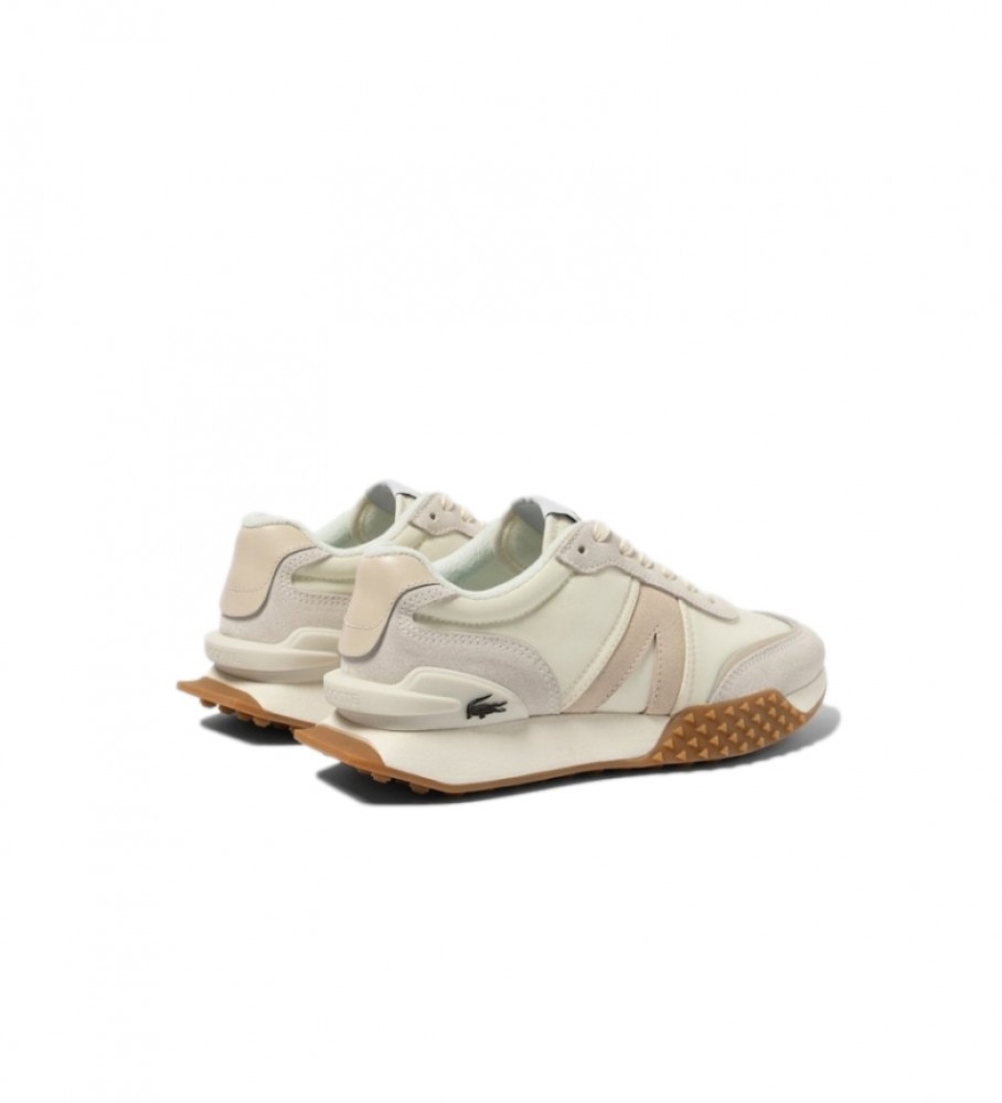 Tênis Lacoste L-Spin Deluxe em couro bege