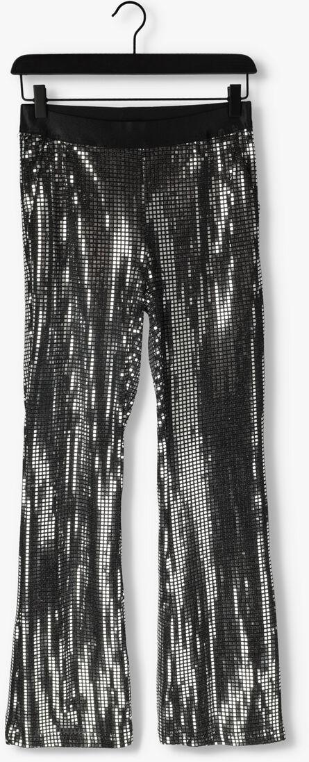 CO\\'COUTURE zilveren co'couture flared broek mirror flare pant