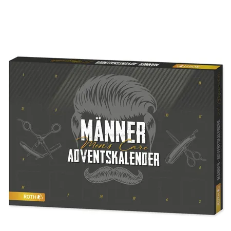 Roth Adventskalender Men's Care Hipster, 24 Pflegeprodukte für den Mann