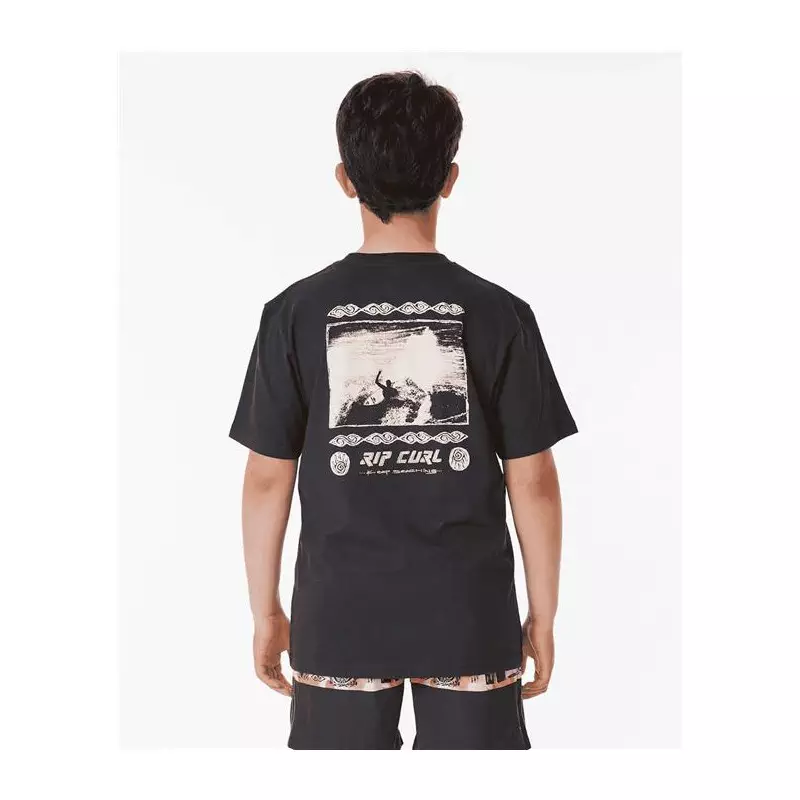 Teeshirt junior RIPCURL Pure Surf Art Tee -Boy Washed Black