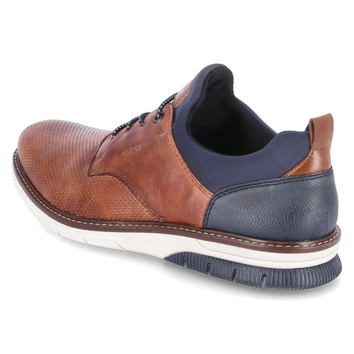 RiekerHalbschuhe - nuss/lake/navy/amaretto