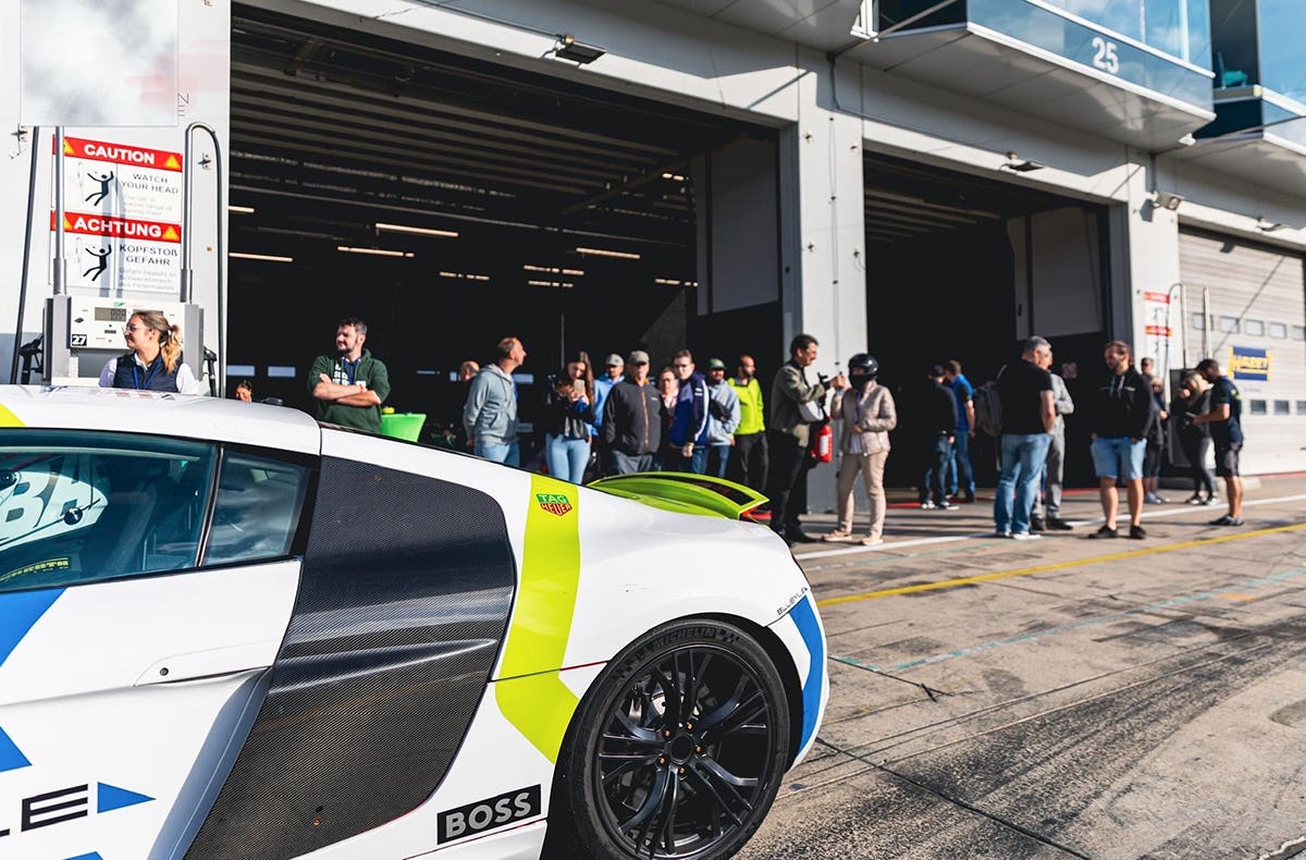 Audi R8 V10 Rennstreckentraining Hockenheimring (6 Rdn.)
