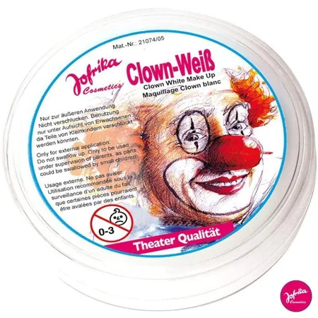 Jofrika Clown Weiß