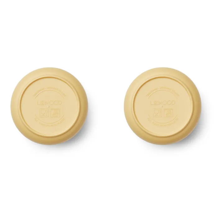 Liewood Gobelets Stine en PLA-set de 2 | Jaune pâle