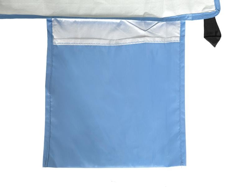 KOOR Strandzelt Hippo, Blau Strandmuschel schützt vor Sonne, Wind und leichtem Regen