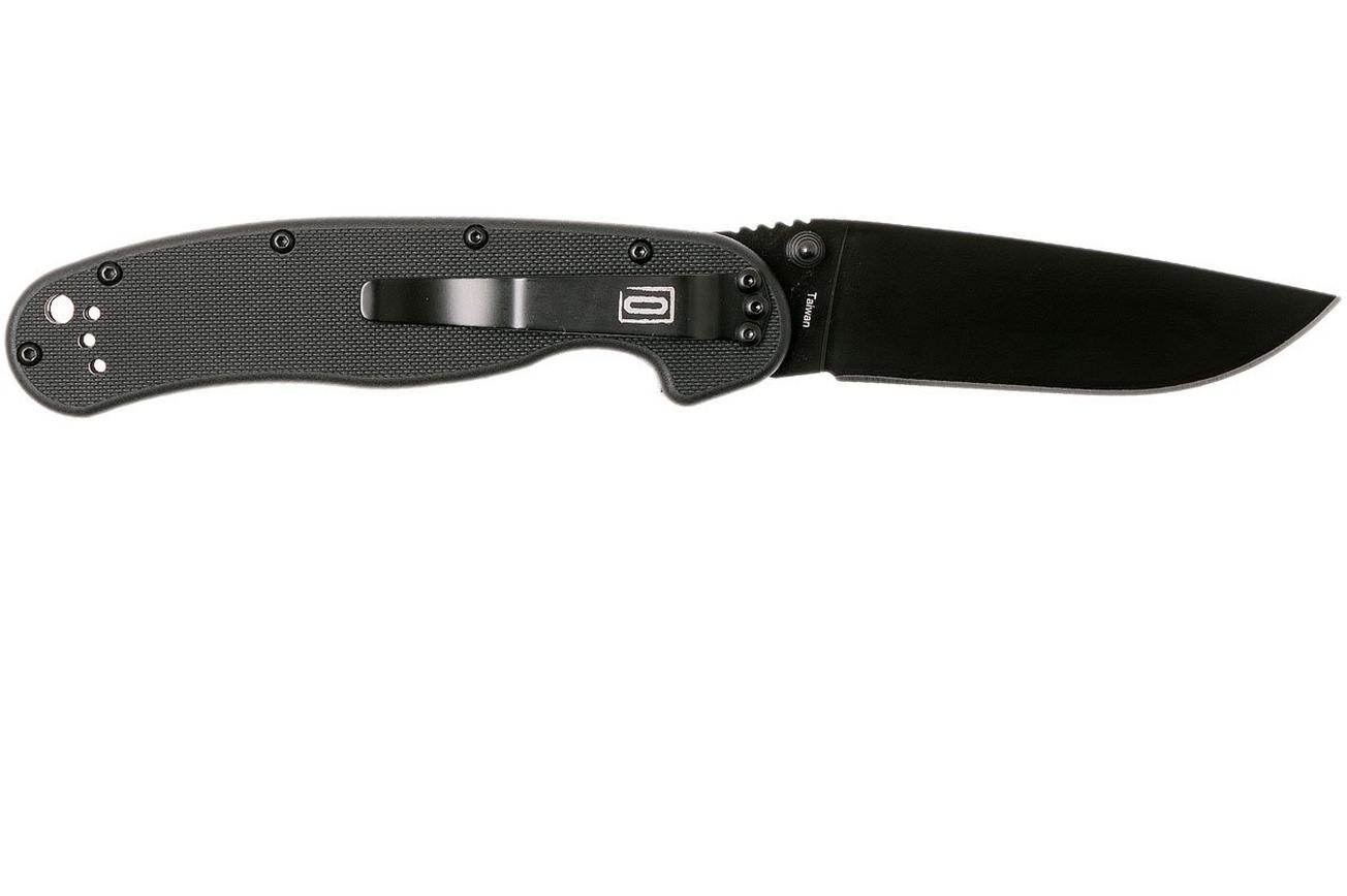 Ontario RAT-1 BP plain edge zwart, 8846