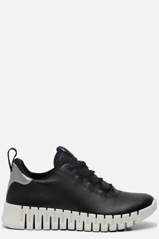 Ecco Gruuv W Sneakers zwart Leer