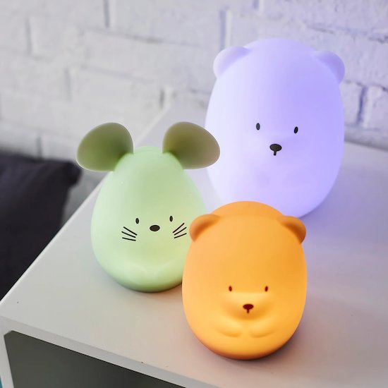 Veilleuse Silicone   Souris        11 cm   de               Nattou