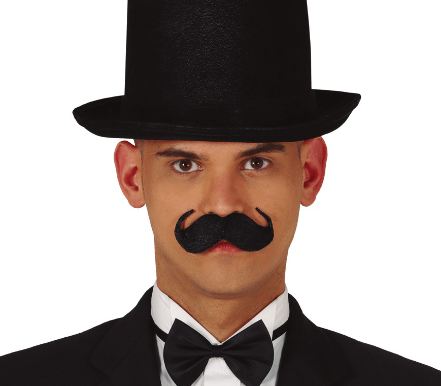 Engelse Snor Zwart