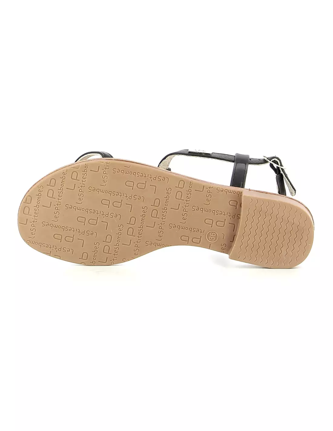 LPB BULLE - Sandales & nu-pieds Noir