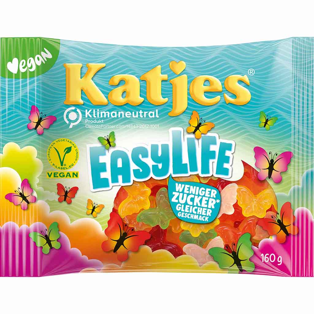Katjes Fruchtgummi EasyLife 160g MHD:30.11.25