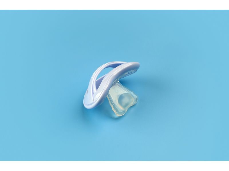 CURAPROX Baby-Nuggi Gr 2, Blau Biofunktioneller Baby-Schnuller aus Silikon
