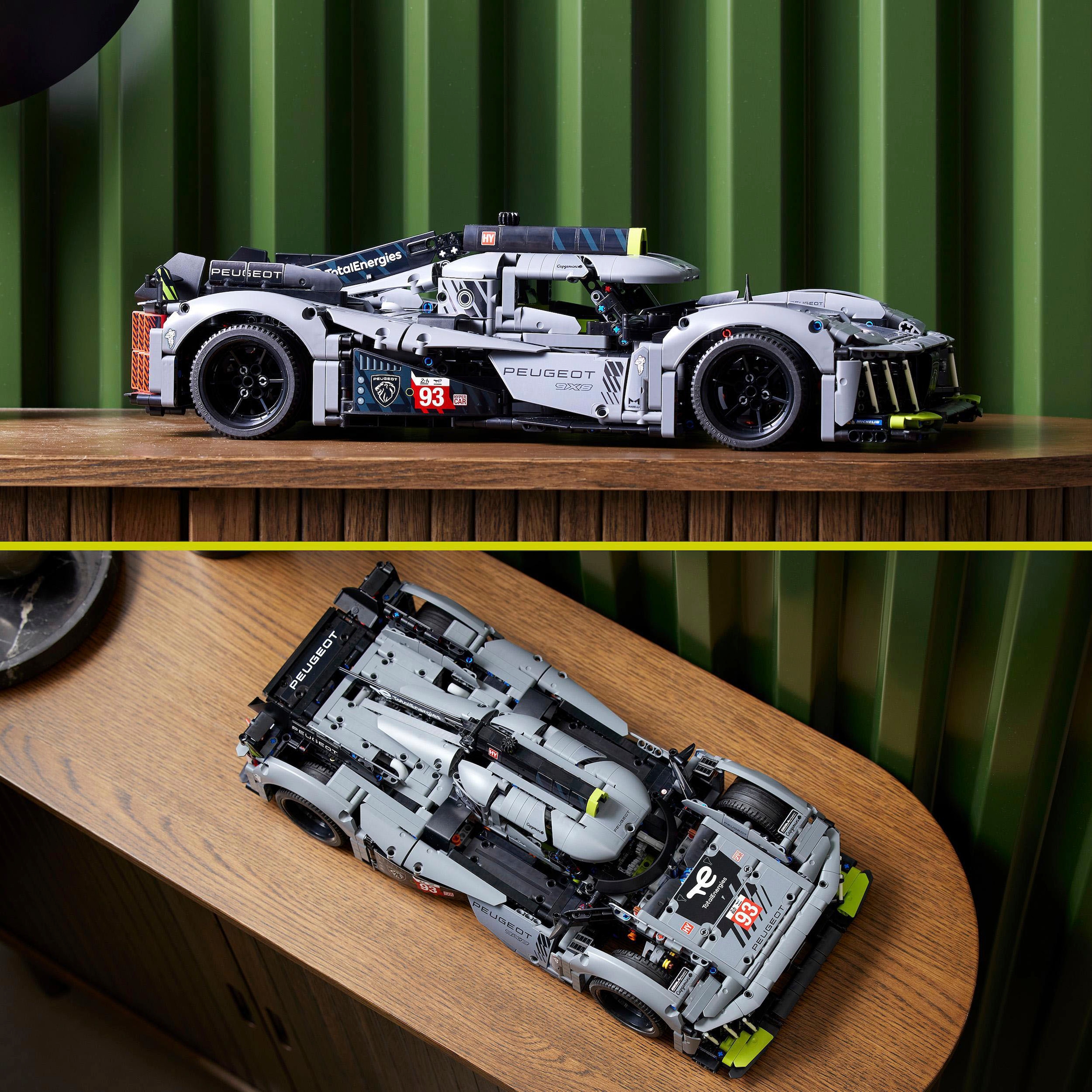LEGO® Konstruktionsspielsteine »PEUGEOT 9X8 24H Le Mans Hybrid Hypercar (42156), LEGO® Technic«