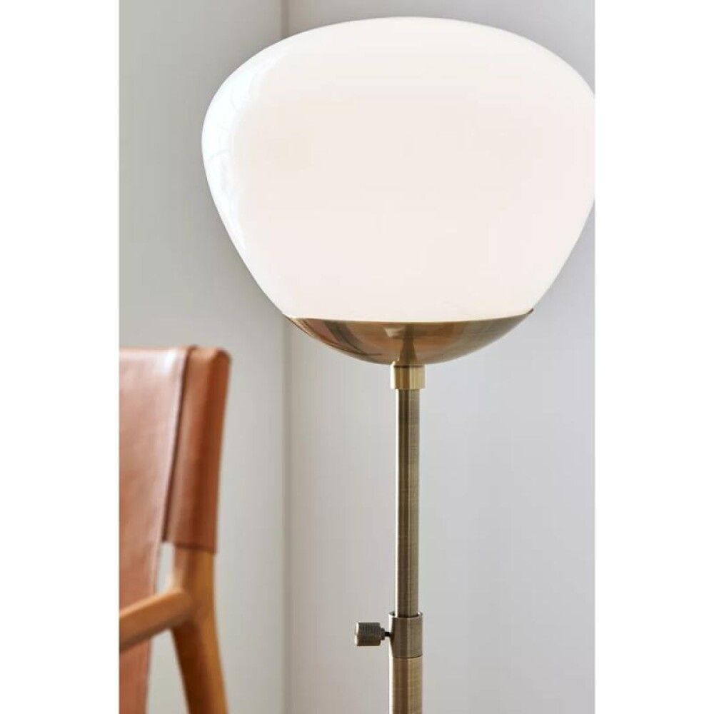 BORDLAMPE MARKSLÖJD RISE ANTIKK/HVIT E27