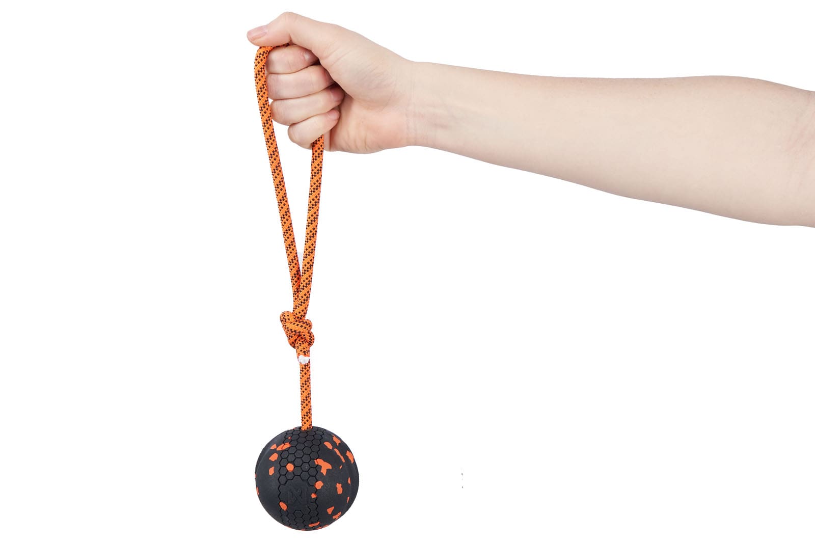 Kjøp Non-Stop Dogwear Dog dog ball on rope fra Hekta på tur!