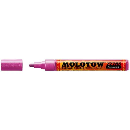 Molotow Permanentmarker ONE4ALL 227 HS, nachfüllbar, 4 mm, metallic pink