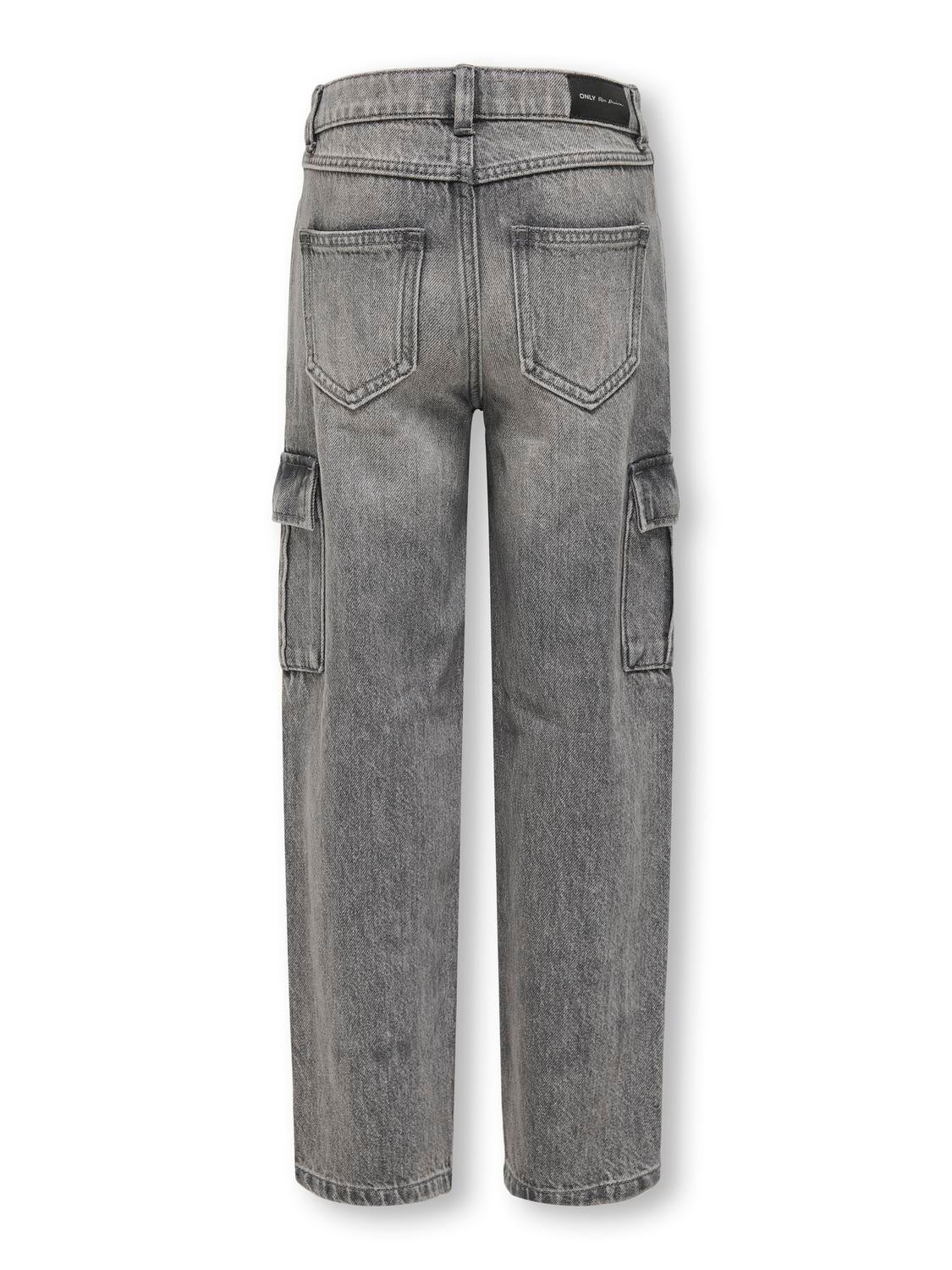 KOGHARMONY Weiter Beinschnitt Jeans Dark Grey Denim