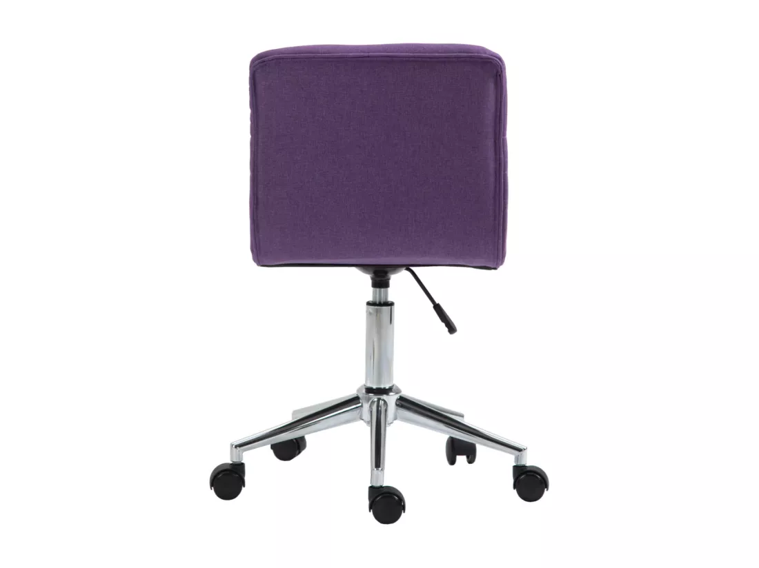 SVITA LINUS chaise de bureau chaise pivotante pour enfant chaise de bureau chambre d'enfant housse en tissu violet