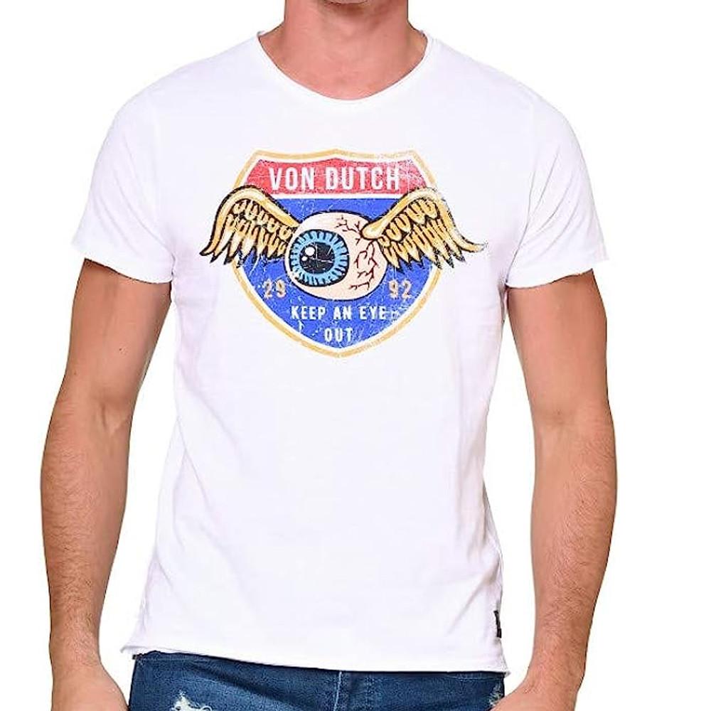 Von Dutch T-shirt Blanc Homme Von Dutch VDTVC