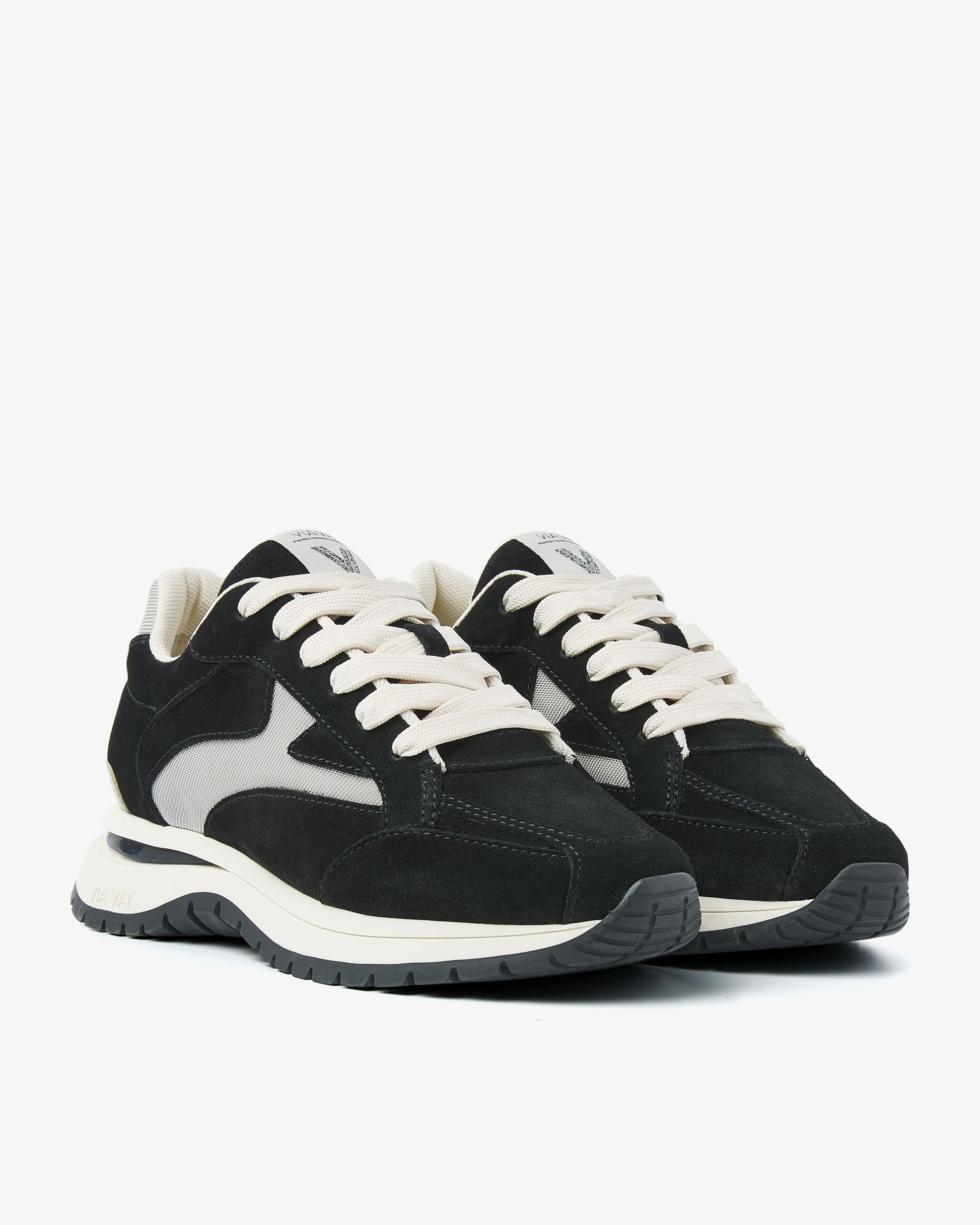 VIA VAI zwarte dames sneakers Usher Riggs