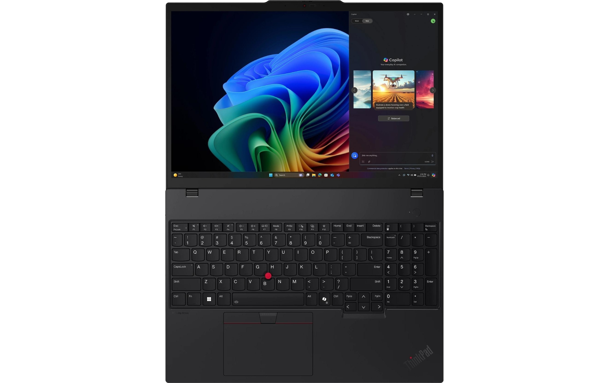 Lenovo Notebook »ThinkPad T16 Gen 4 (AMD) Copilot+ PC« / 16 ″ AMD Ryzen™ AI 5 512 GB SSD