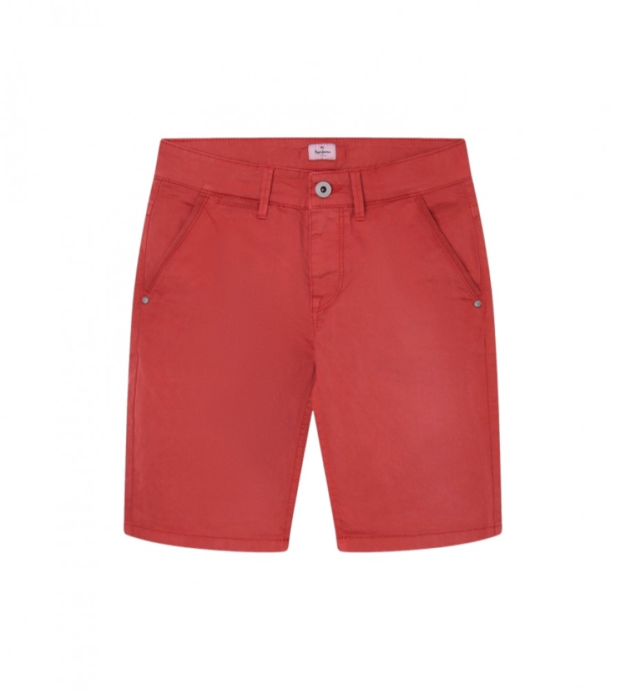 Shorts Pepe Jeans Blueburn Vermelhos