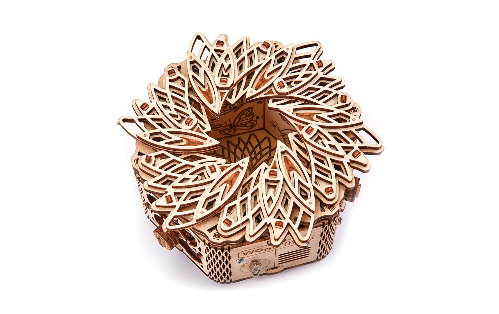 Bausatz SchmuckkästchenSchatulle 3D Bausatz aus Holz
