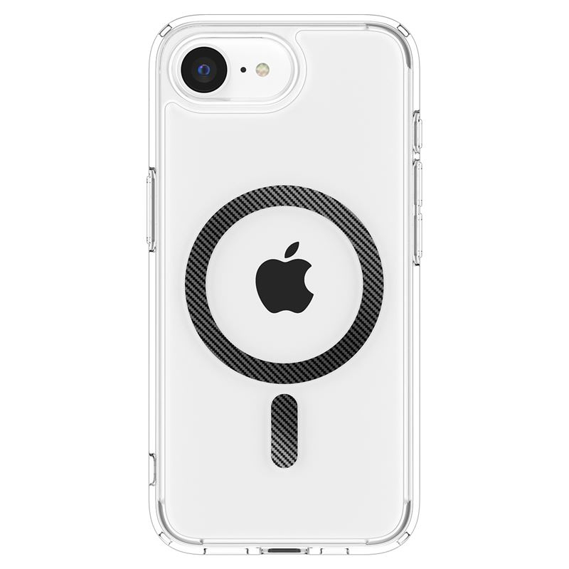 iPhone 16e MagSafe Ultra Hybrid MagFit Case Hülle (ACS09140) - Transparent (Carbon)