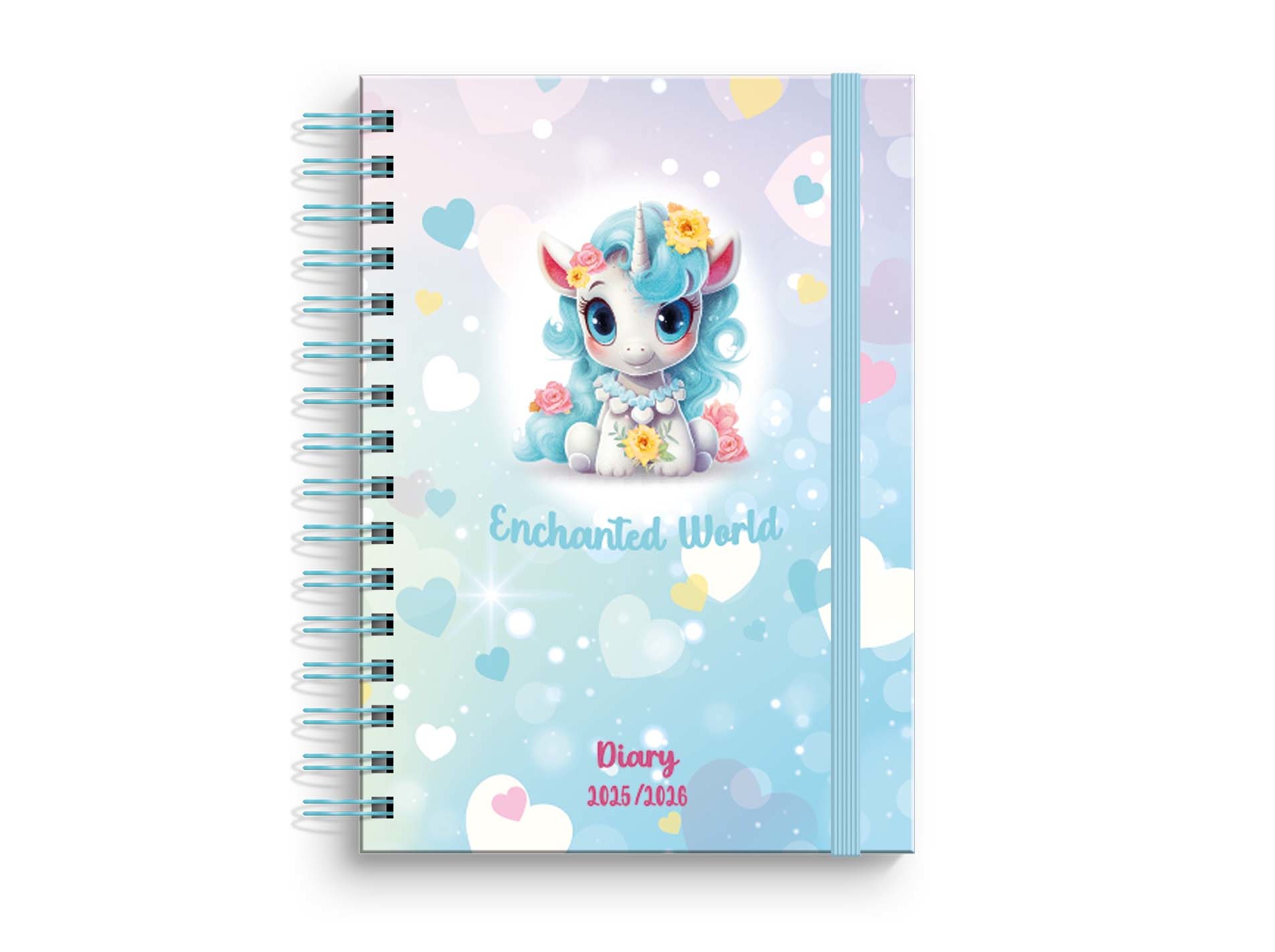 AGENDA ESCOLAR DIÁRIA A6 AMBAR ENCHANTED WORLD 14X17.5X2.2CM