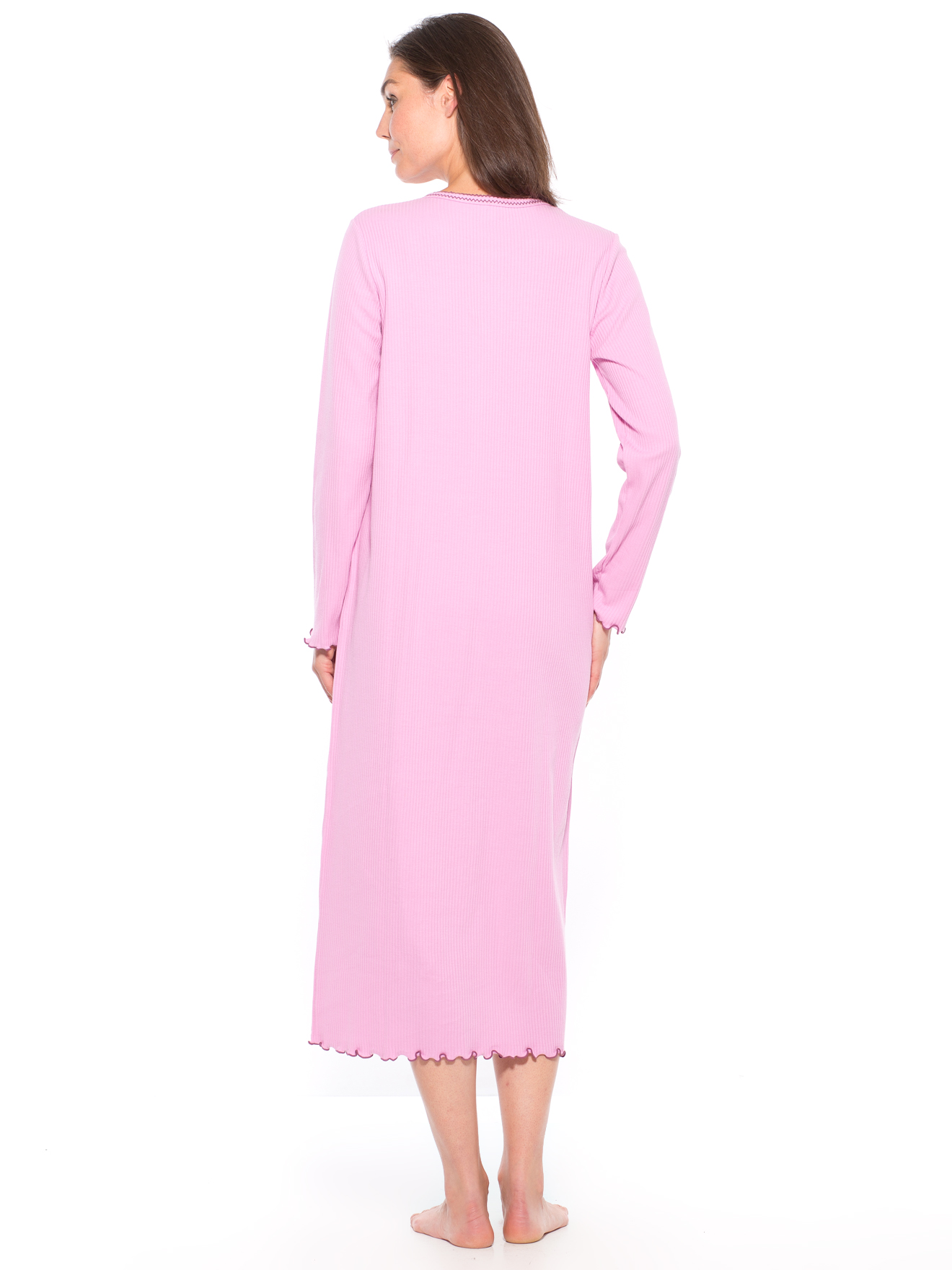 Chemise de nuit longue, interlock