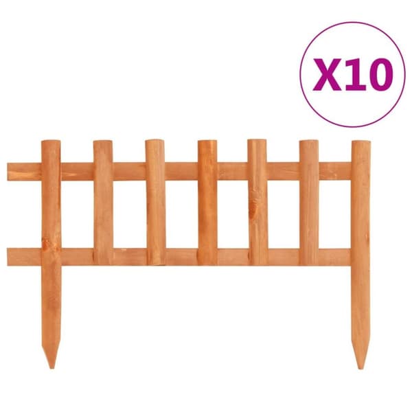 vidaXL Plenkanter 10 stk gran 4,4 m
