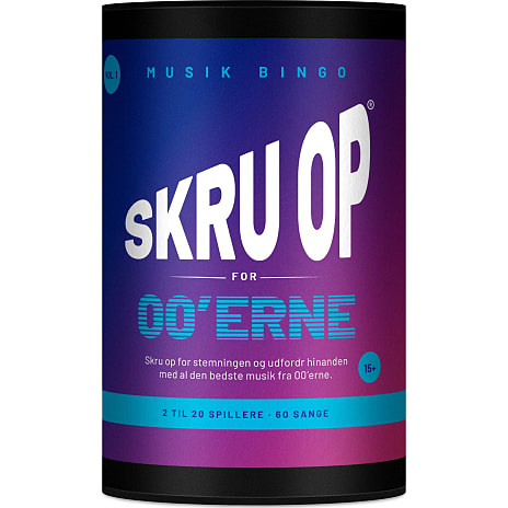 Skru op for 00´erne musikbingo