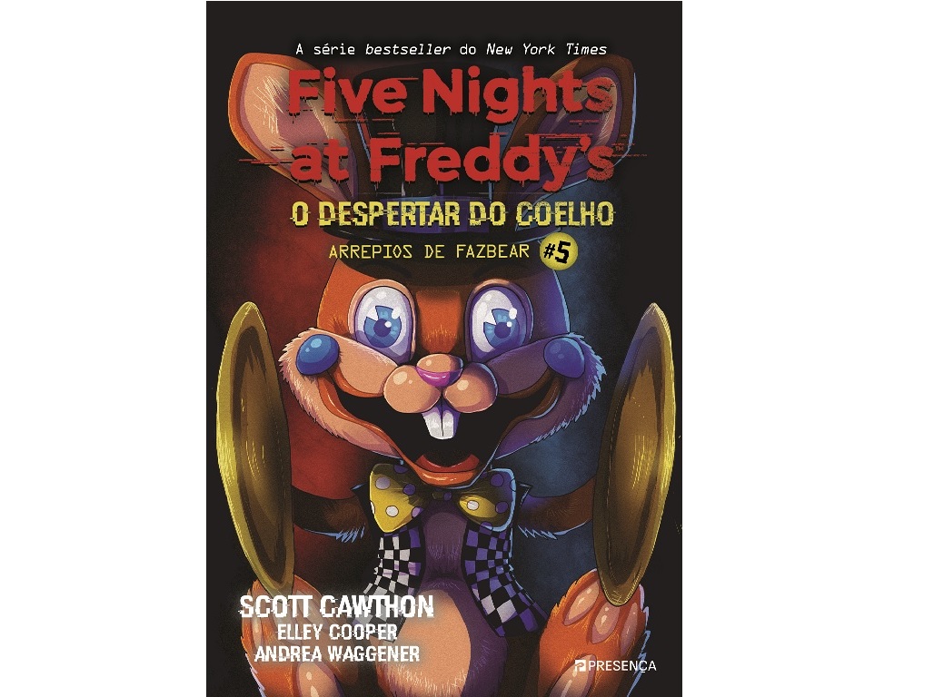 LIVRO FIVE NIGHTS DESPERTAR COELHO DE SCOTT CAWTHON