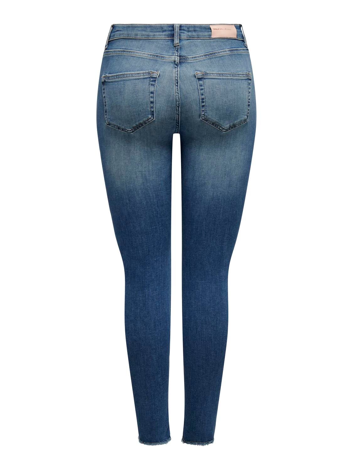 ONLBLUSH Mittlere Taille Skinny Fit Jeans Special Blue Grey Denim