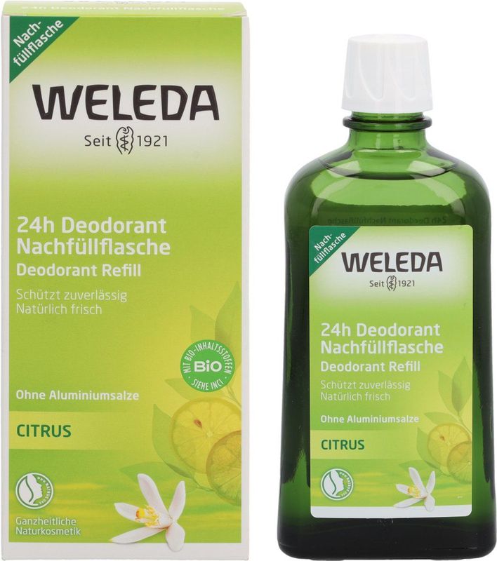 Weleda - Citrus Deodorant Spray - 200 ml - Natuurlijk zonder Aluminiumzouten