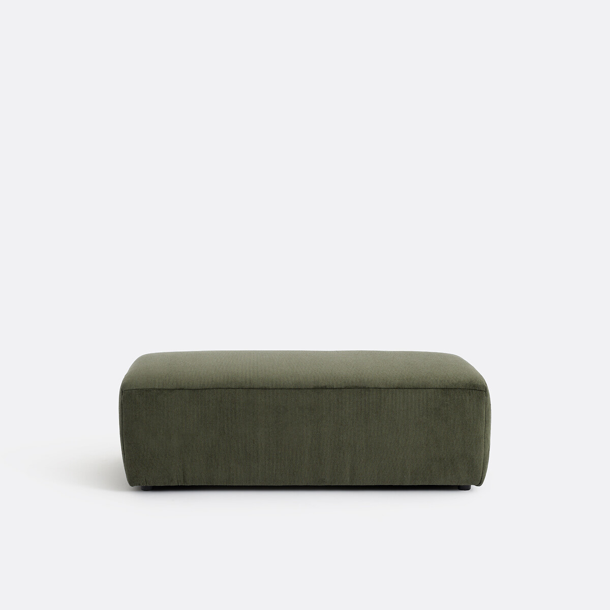 LA REDOUTE INTERIEURS<br>Puff XL, veludo canelado fino, Liora