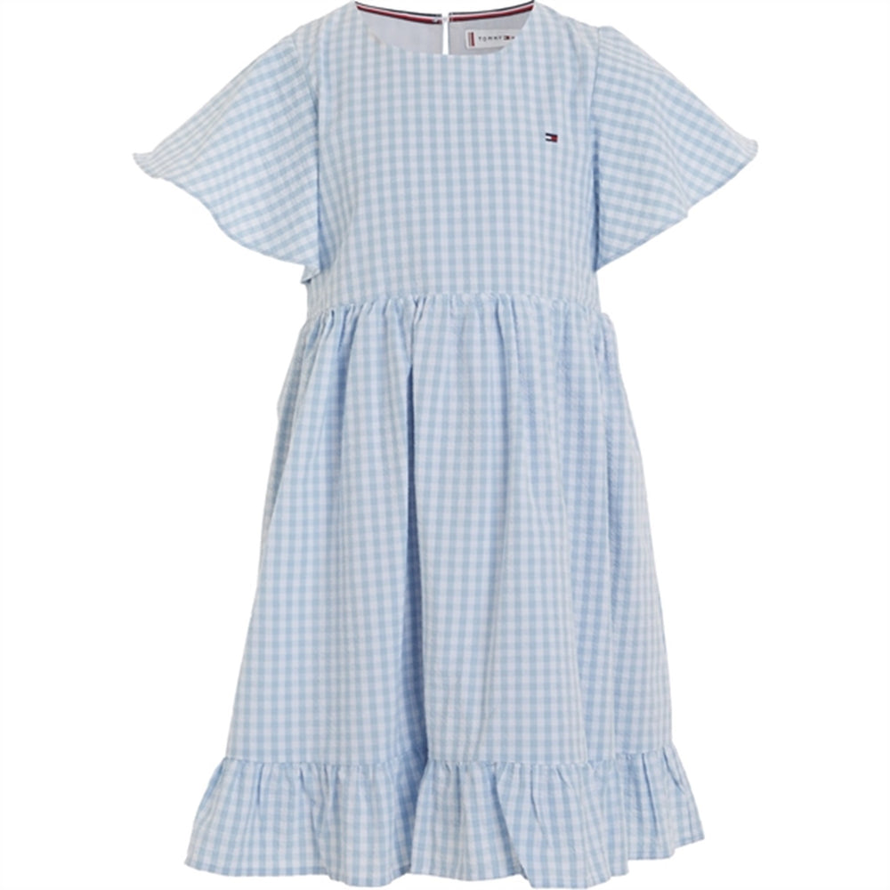 Køb Tommy Hilfiger Gingham Kjole Breezy Blue Check