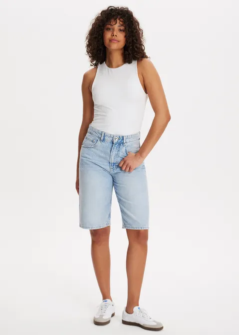 Denim bermuda short blauw (BLW.USM)