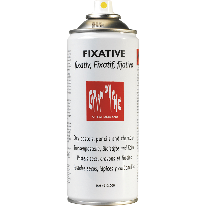 Caran d'Ache Fixierlack Fixativ, 400 ml, transparent, 1 Stück